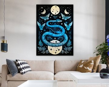 Nouvelle lune un expressionniste moderne de la nature sur FRESH Fine Art