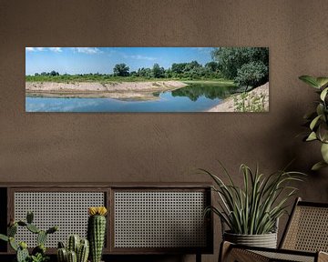 White sand banks on the Waal by Werner Lerooy