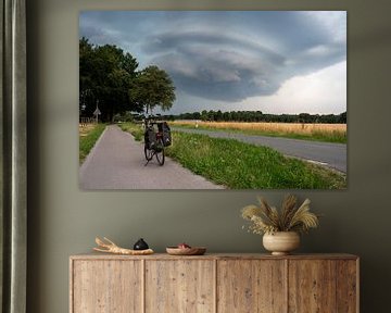 Thunderstorms at the border! by Werner Lerooy