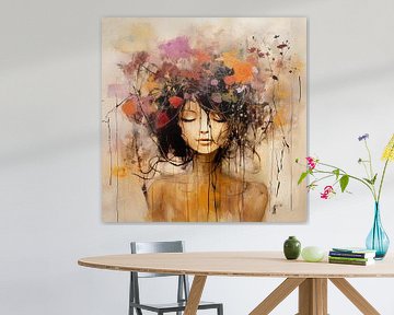 Bloemen Vrouw van De Mooiste Kunst