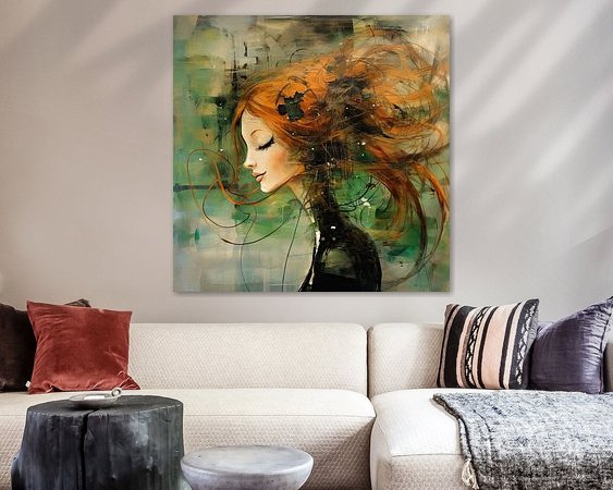 Example of the artwork in a room