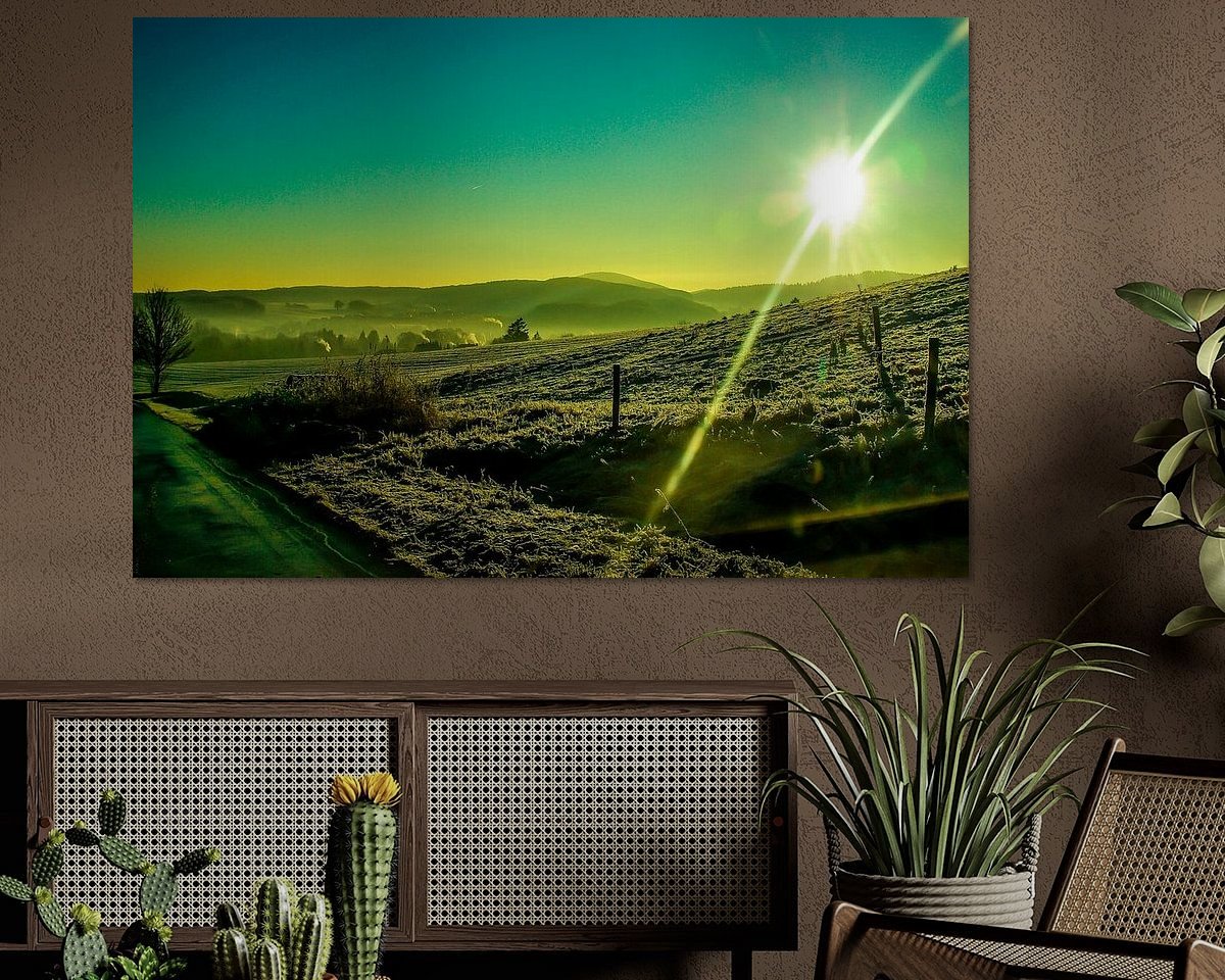 Example of the artwork in a room
