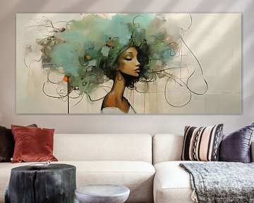 Head with Thoughts van De Mooiste Kunst