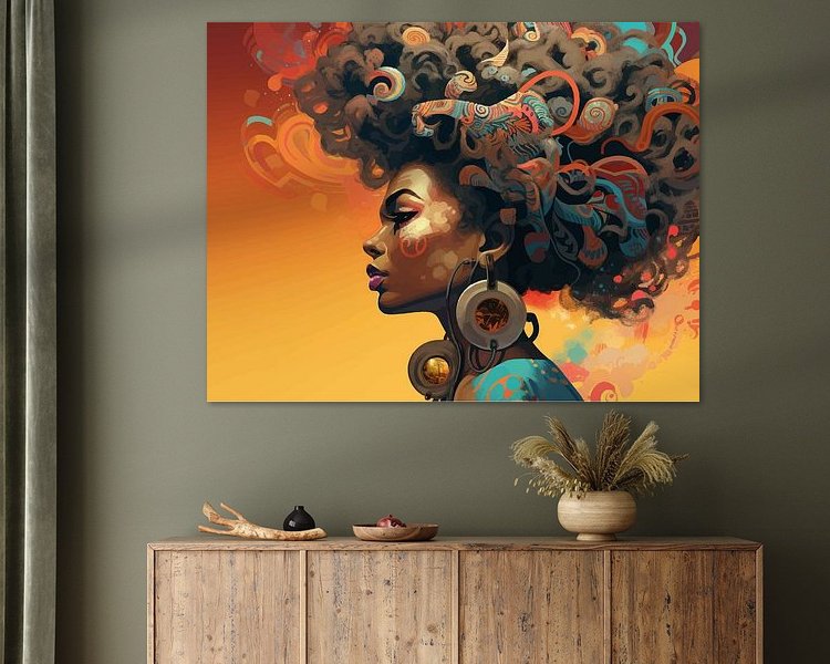 Example of the artwork in a room