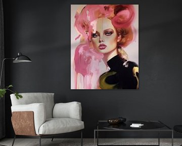 The world looks better in pink by Carla Van Iersel