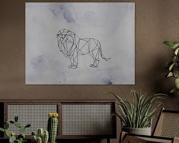 Marbled Lion von Kristin Adele