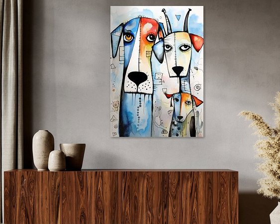 Example of the artwork in a room