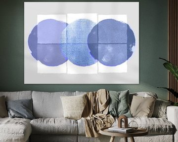 Nature scandinave Minimalisme Bleu clair Gris clair sur Mad Dog Art