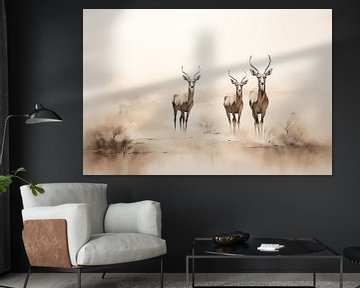 Antilope sur Tableaux ARTEO