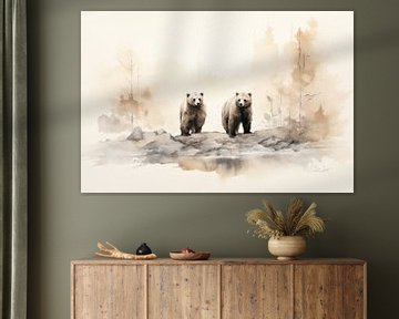 Bear | Bear by ARTEO Paintings