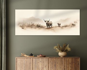 Stier | Stier von ARTEO Gemälde