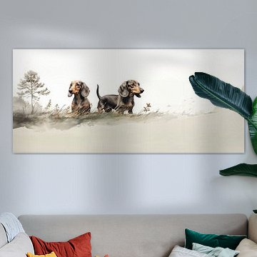 Teckels van ARTEO Schilderijen