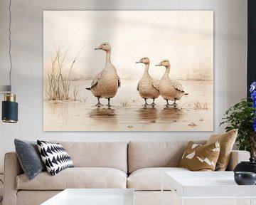 Ducks by ARTEO Paintings