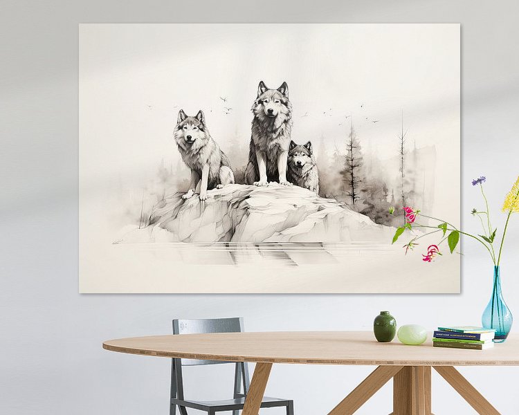 Example of the artwork in a room