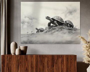 Schildkröte | Landschildkröten von ARTEO Gemälde