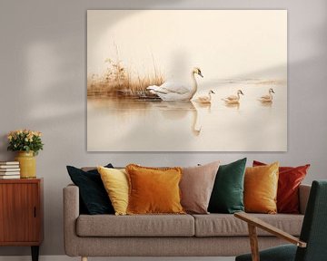 Oiseau d'eau | Oiseaux d'eau sur Tableaux ARTEO