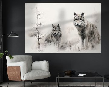 Wolf | Wolves by ARTEO Paintings