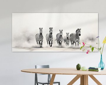 Painting Zebra by ARTEO Paintings