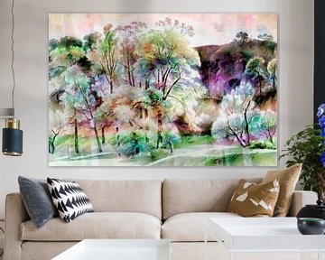 Le rêve de la forêt sur FRESH Fine Art