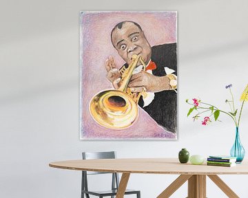 Louis Armstrong by Dorothea Linke