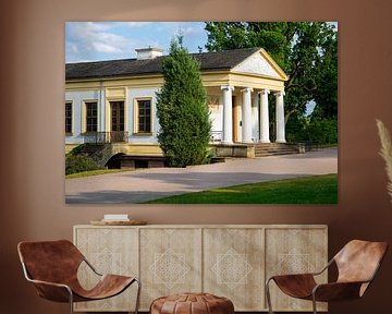 Roman House - Weimar, Park on the Ilm by Mixed media vector arts