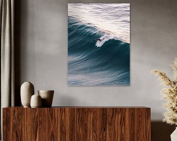 De golf raken - surf fotografie van Dagmar Pels
