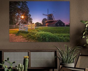 Peel Mill perspective. Indian summer during Blue Hour by Rudolfo Dalamicio