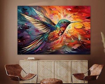 Hummingbird abstract by Imagine