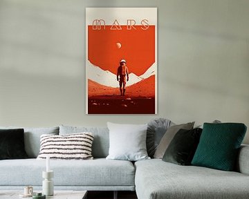 Mission to Mars - Mars Explorer - Avec texte sur Tim Kunst en Fotografie