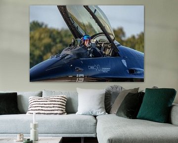 F-16 Demo pilot  by Jaap van den Berg