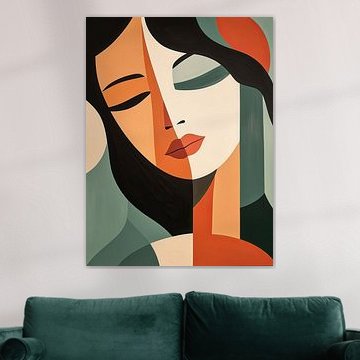 Abstract female face by Imagine