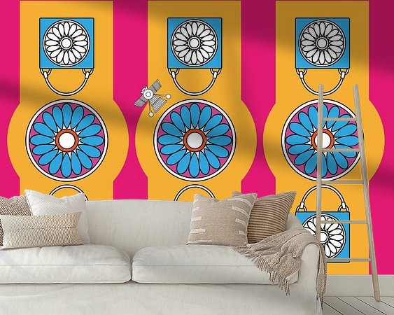 Example of the artwork in a room