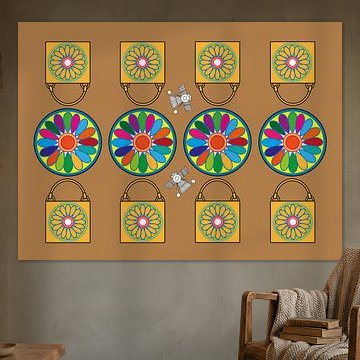 Anunnaki Swatchbag Khaki Multi Color