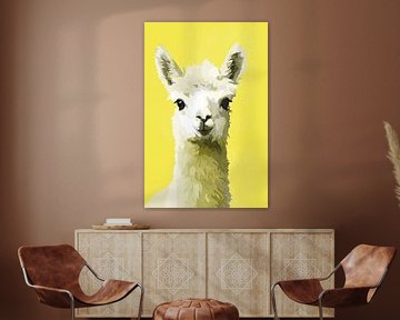 Alpaca in Yellow by Whale & Sons