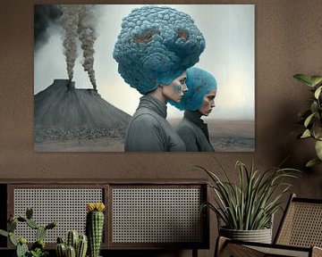 Art numérique : Des gens dans une dystopie sur Tim Kunst en Fotografie