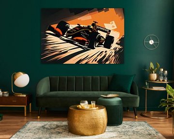 Formel 1 - Vektor Kunst Rennwagen von Tim Kunst en Fotografie