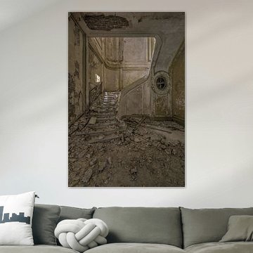 Stunning staircase in abandoned office