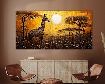 Giraffe in Afrika van Whale & Sons