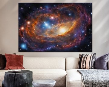 Universum-Kosmos-sterrenstelsel-heelal-6 van Carina Dumais
