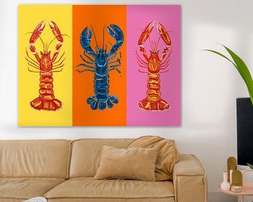 Lobster Langoustines Pop Art 3, Alice Straker by 1x