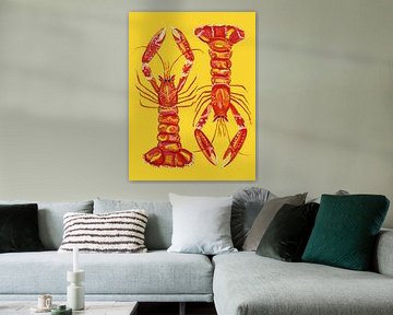 Langoustines On Yellow, Alice Straker by 1x