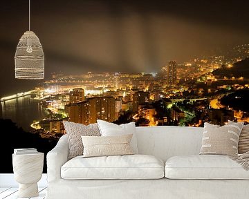 Monaco by night by Louise Poortvliet