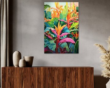 Kleurrijke tropische planten van COLORCRAZE
