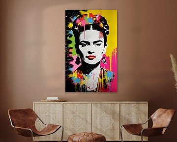 Frida in kleur van Jellie van Althuis