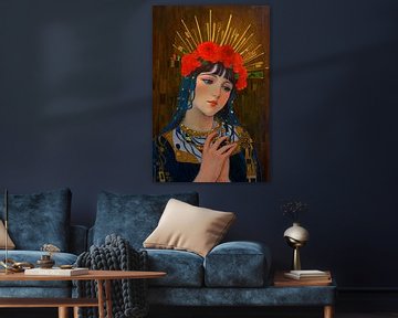 Ethereal Reverie - Een Hommage aan Klimt van The Art Kroep