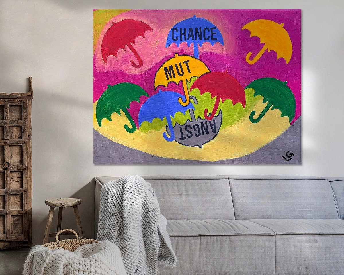 Example of the artwork in a room