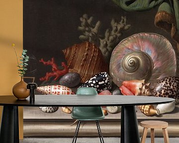 Still life with shells, C.F.D. Diet by Teylers Museum