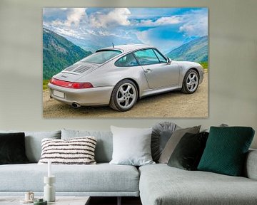 Porsche 911 dans les Alpes sur Sjoerd van der Wal Photographie