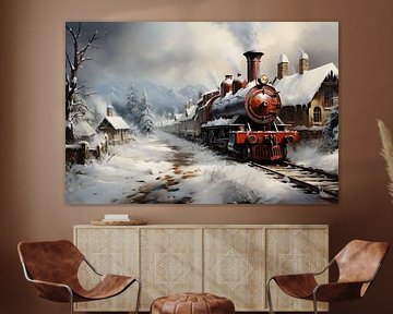 Le train de l'hiver sur Heike Hultsch