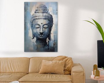 Face of Buddha by But First Framing